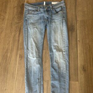 rag & bone Hanover Capri Straight Jeans, Size 23